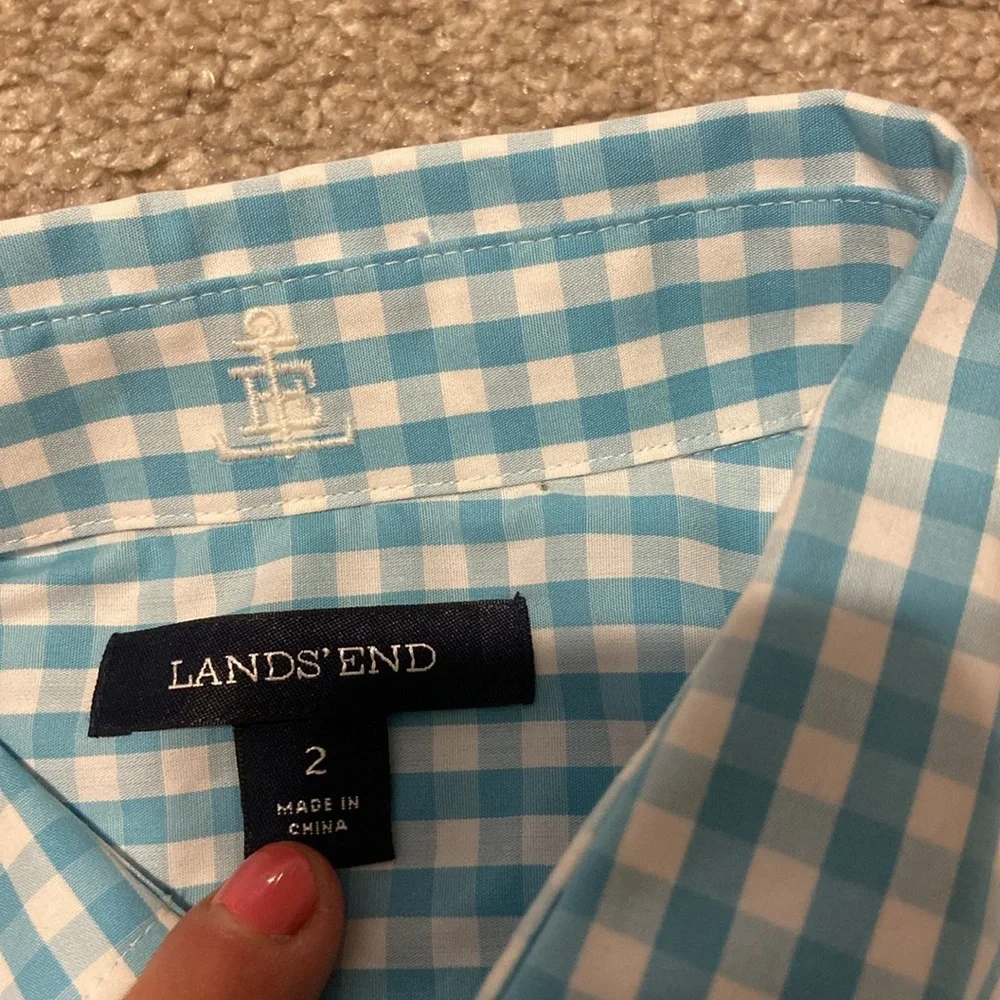 Lands’end button up - Picture 4 of 4